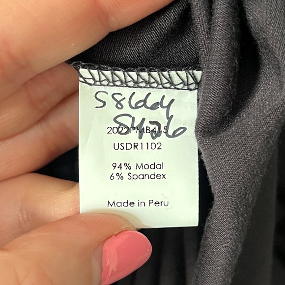 Universal Standard NWT Premier Double V Dress Black Size XL = Plus 26-28 - Picture 8 of 9